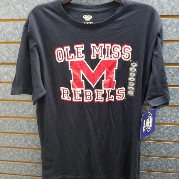 Concepts Ole Miss Rebels Navy Blue T-Shirt